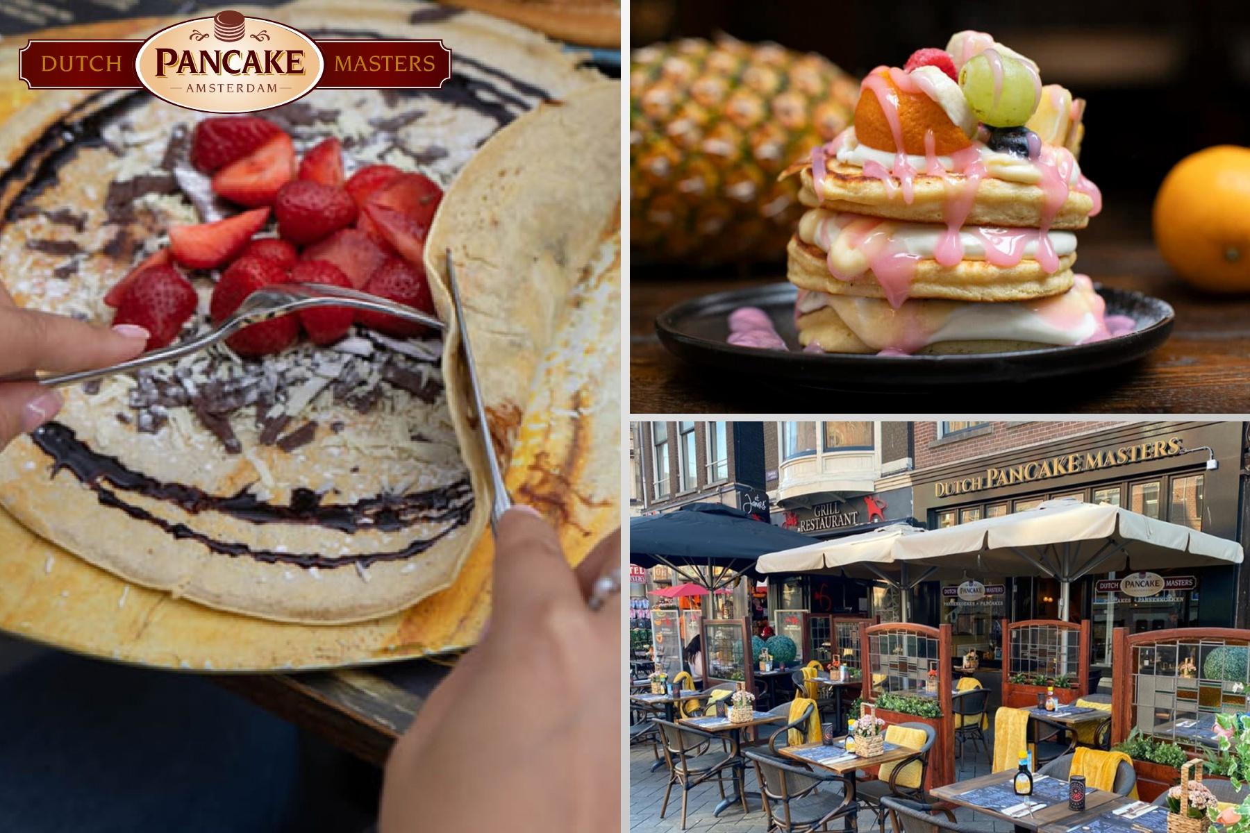 Pannenkoek naar keuze incl. dessert én drankje bij  Dutch Pancake Masters