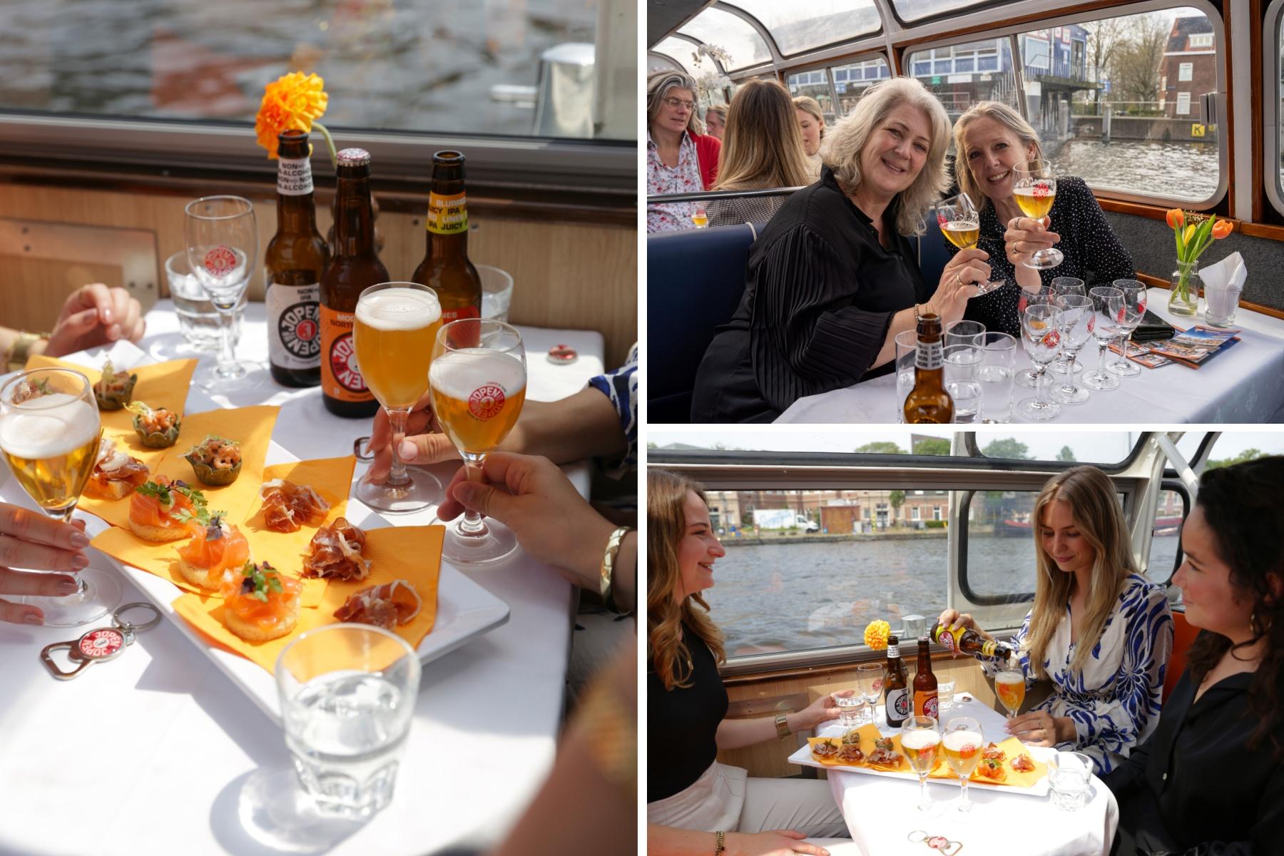 Jopen Bier Cruise incl. hapjes door Haarlem (90 min)