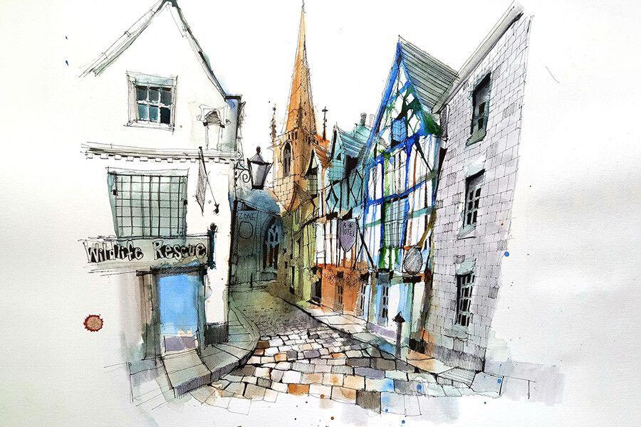 Online cursus Urban Sketching voor beginners